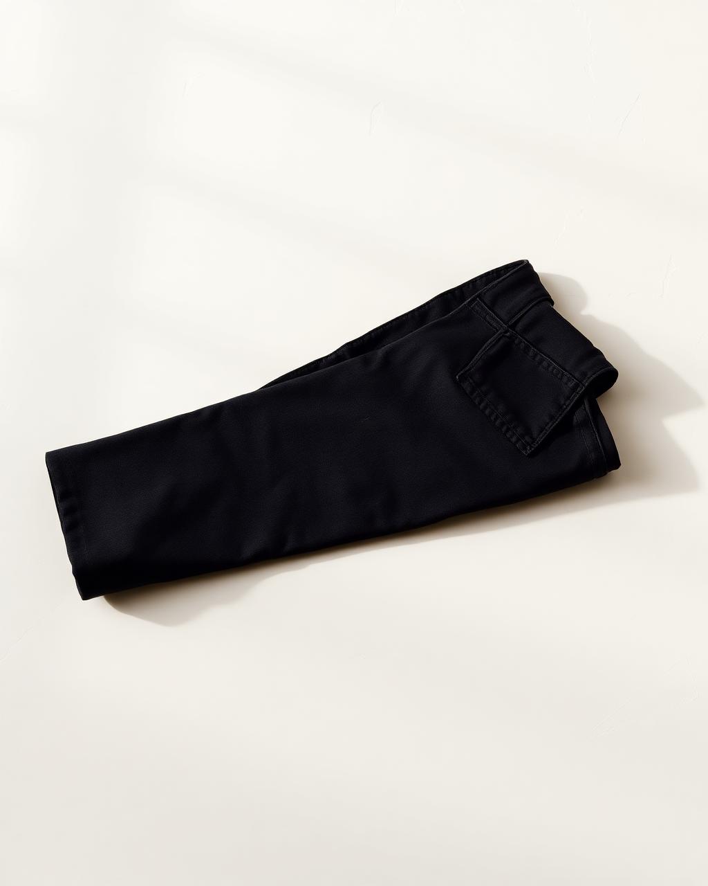 Noir Slim Denim, Black rinse · slim taper